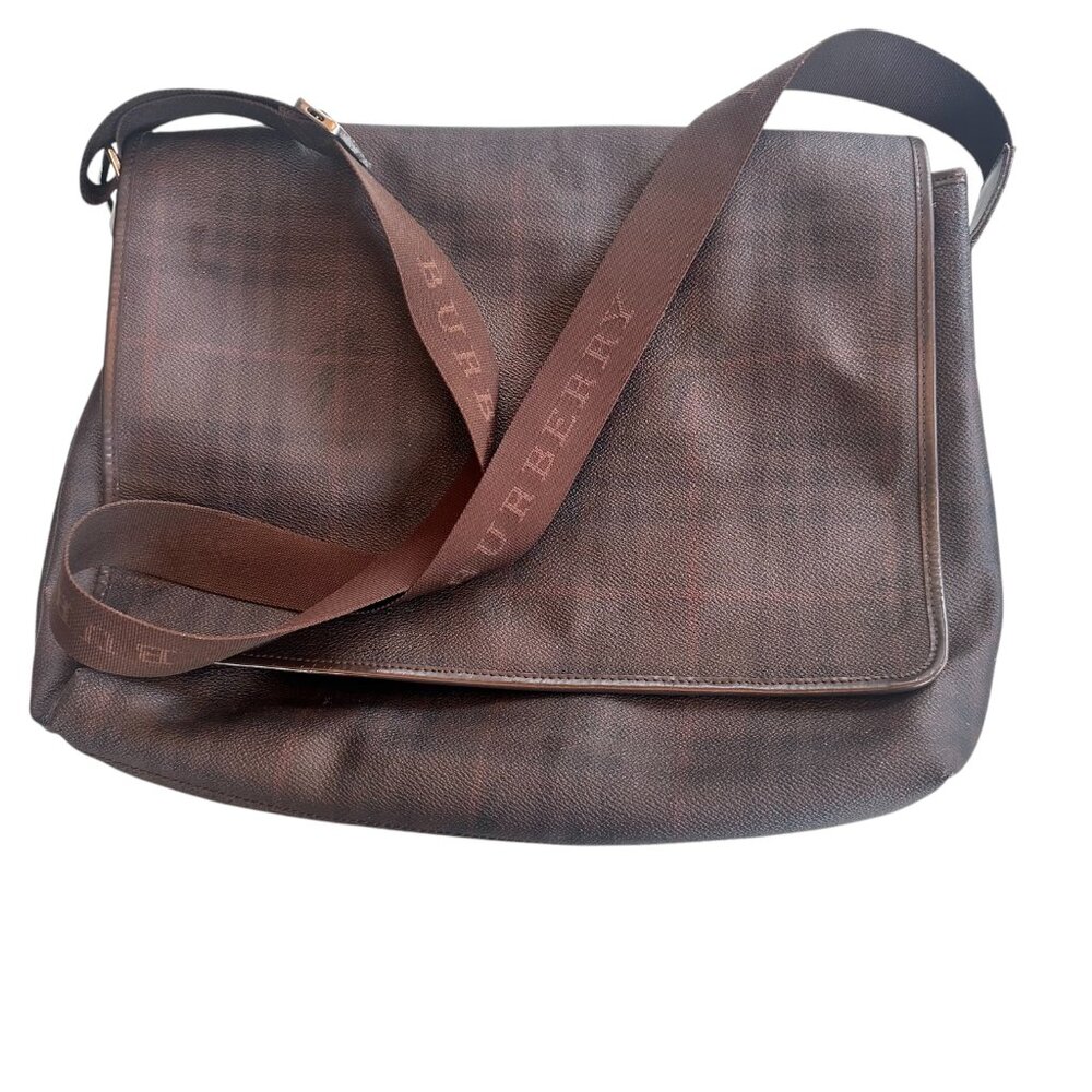 Burberry House Check Flap Messenger